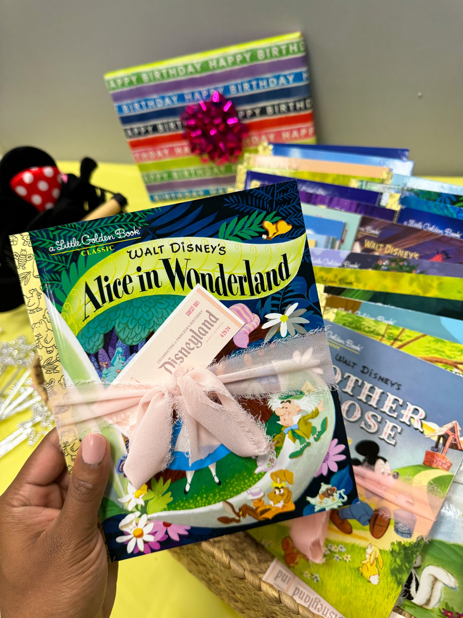 Toddler birthday party favors! Disneyland birthday party 