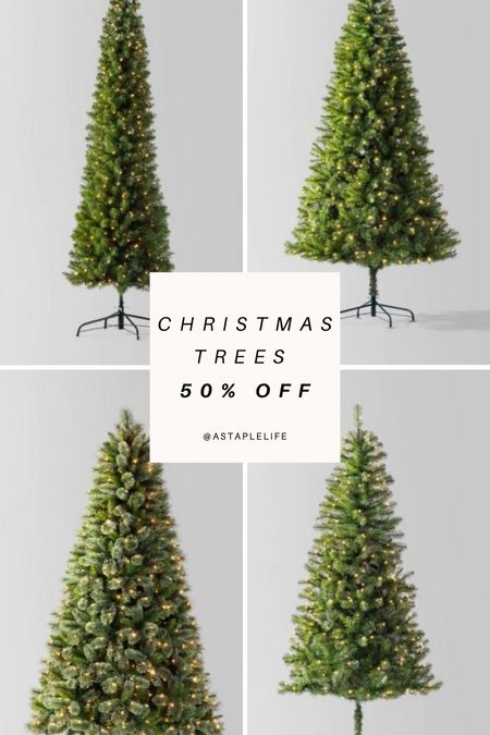Artificial Christmas trees 50% off at Target 

#LTKsalealert #LTKHoliday