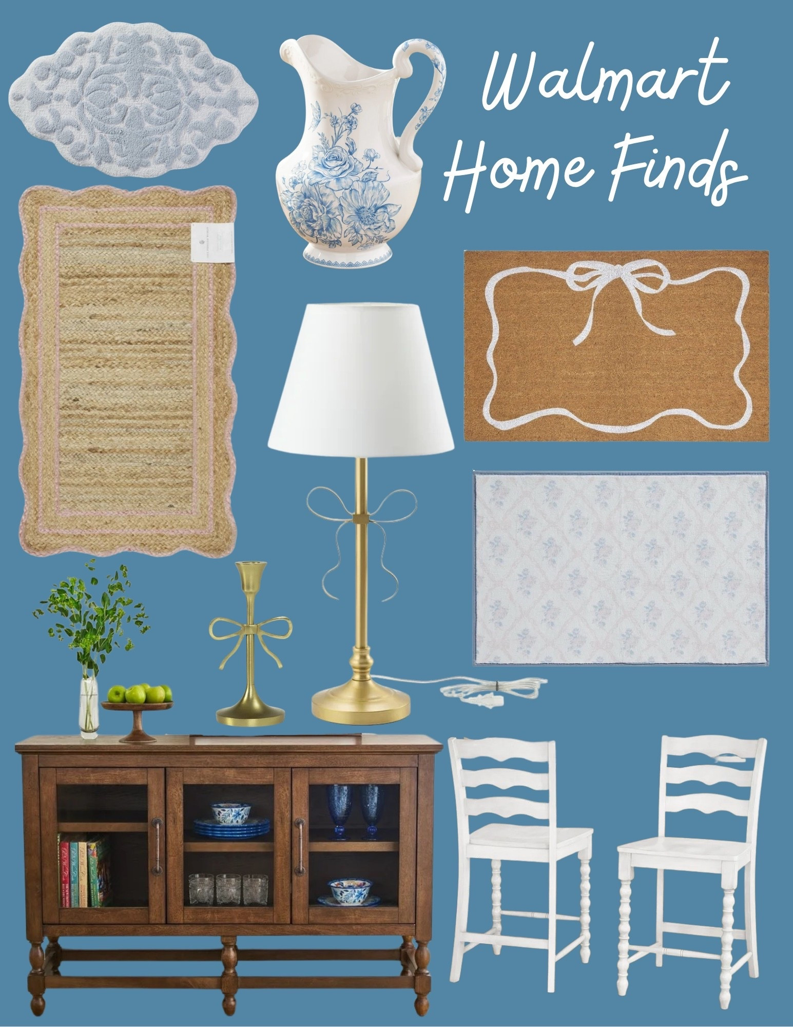 Some pretty little home items at Walmart! 🤩 Had to share.. especially the bow lamp and candle stick holder. PRECIOUS 🎀

#LTKHome #LTKFindsUnder100 #LTKStyleTip