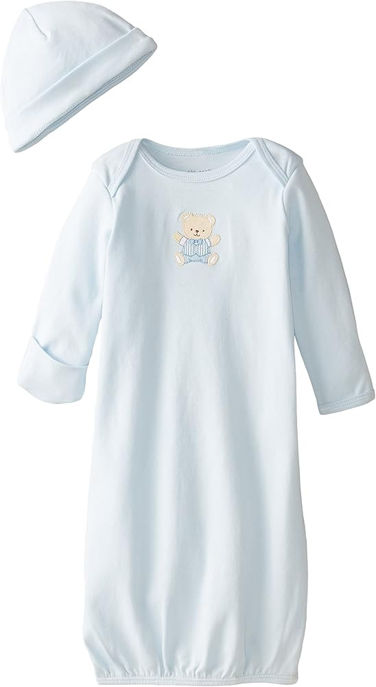 Little Me Baby Boys' Gown and Hat | Amazon (US)