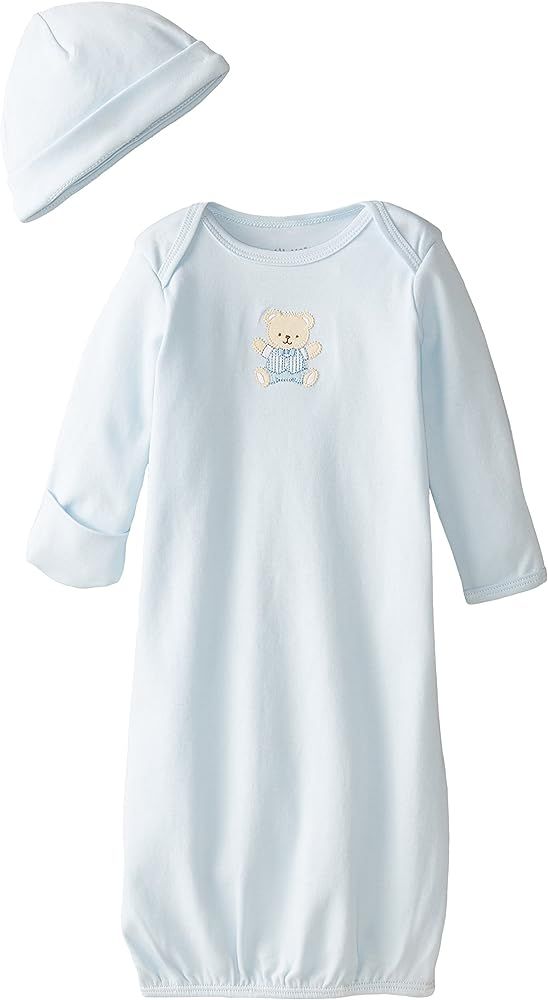Little Me Baby Boys' Gown and Hat | Amazon (US)