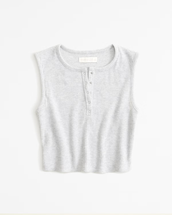 Women's Lounge Waffle Henley | Women's Tops | Abercrombie.com | Abercrombie & Fitch (US)