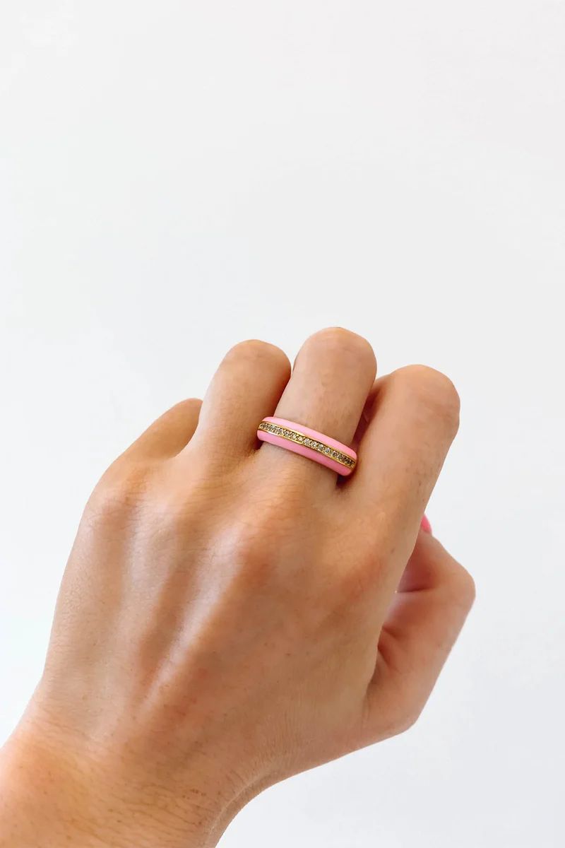 Wrapped Around Your Finger Ring - Pink | The Impeccable Pig