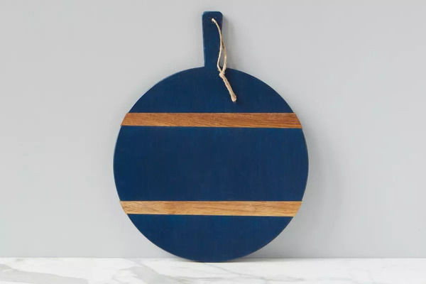 Navy Round Mod Charcuterie Board, Medium | Scout & Nimble