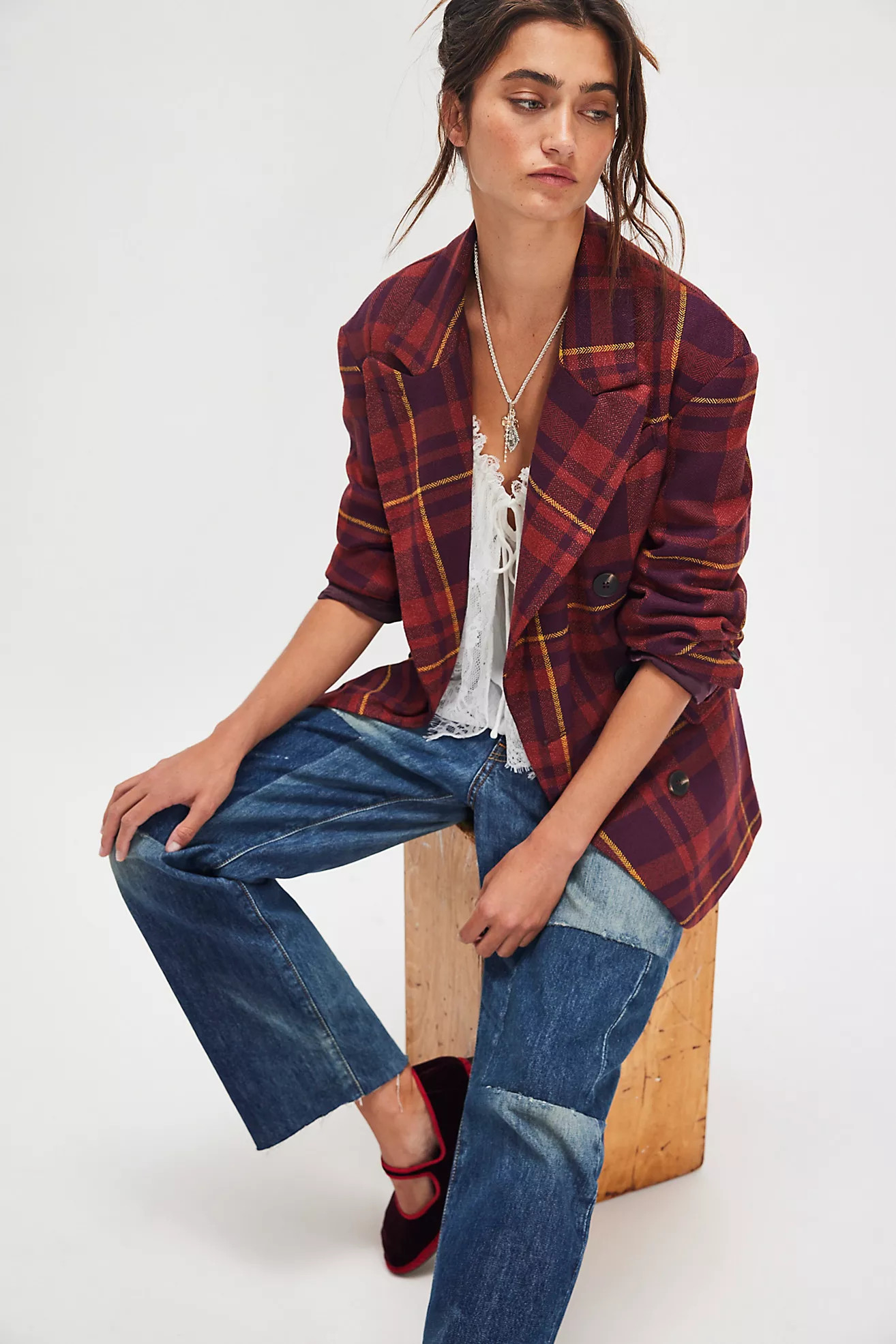 Dean Double-Breasted Blazer | Free People (Global - UK&FR Excluded)