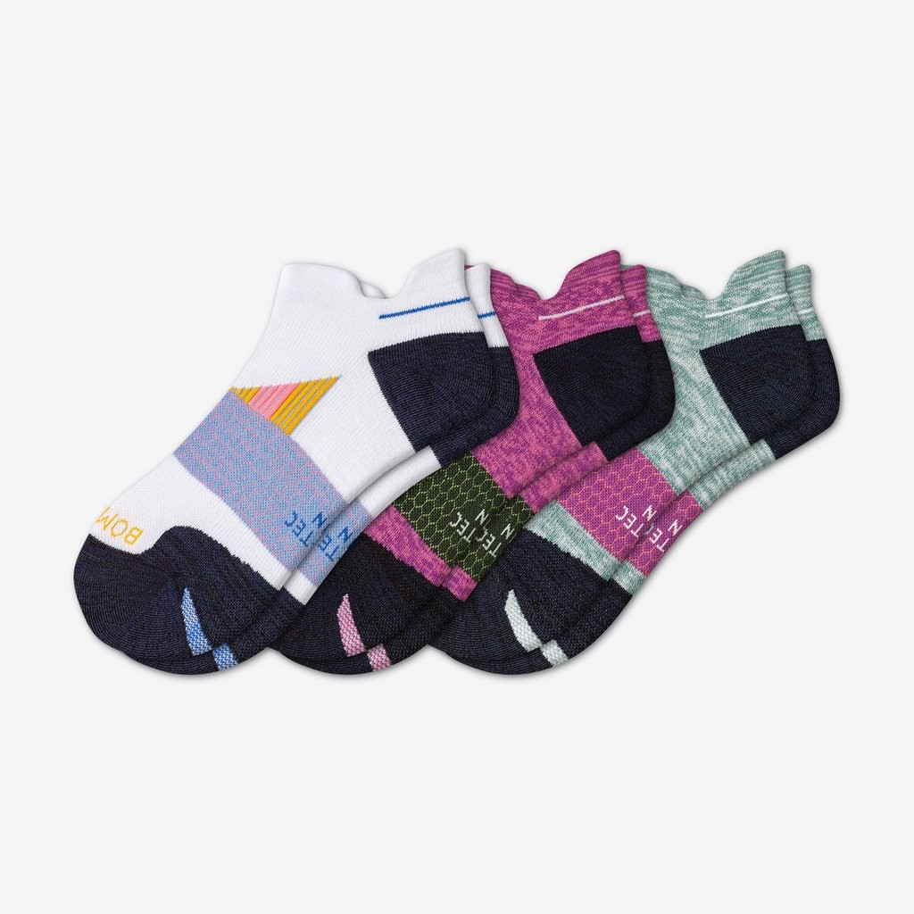 Women's Performance Running Ankle Sock 3-Pack | Bombas