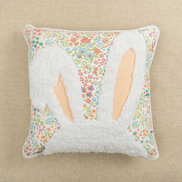 Floral Bunny Ears Pillow | Kirkland's Home