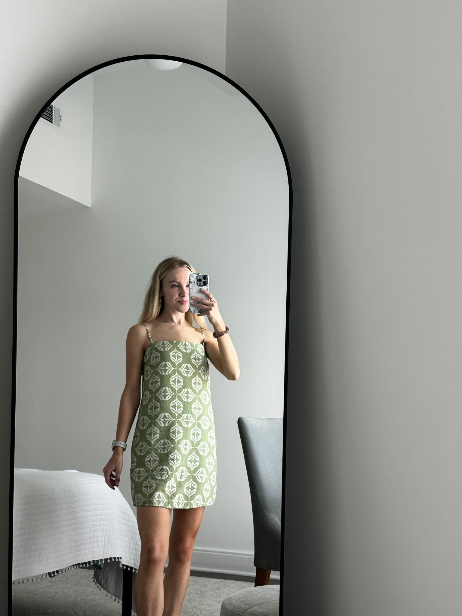 This has been my favorite easy throw on outfit this summer! plus it has shorts built in 🤩 wearing size XS