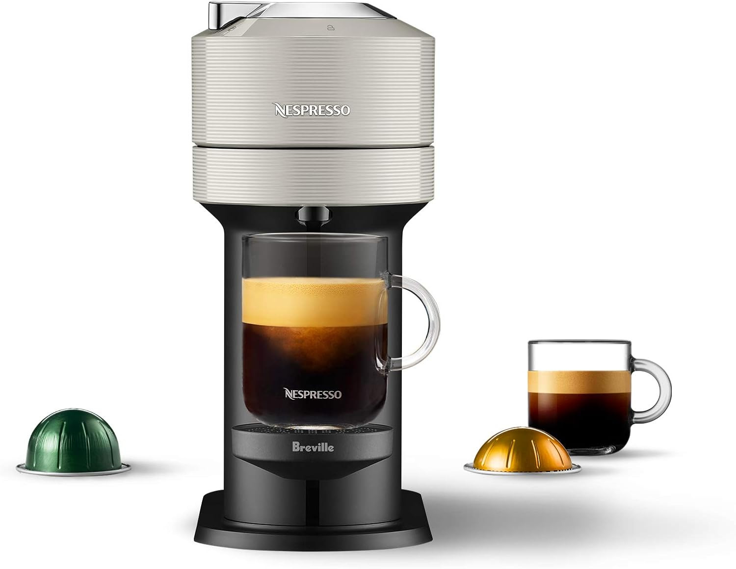 Nespresso Vertuo Next Coffee & Espresso Machine NEW by Breville, Light Grey, Coffee Maker and Esp... | Amazon (US)