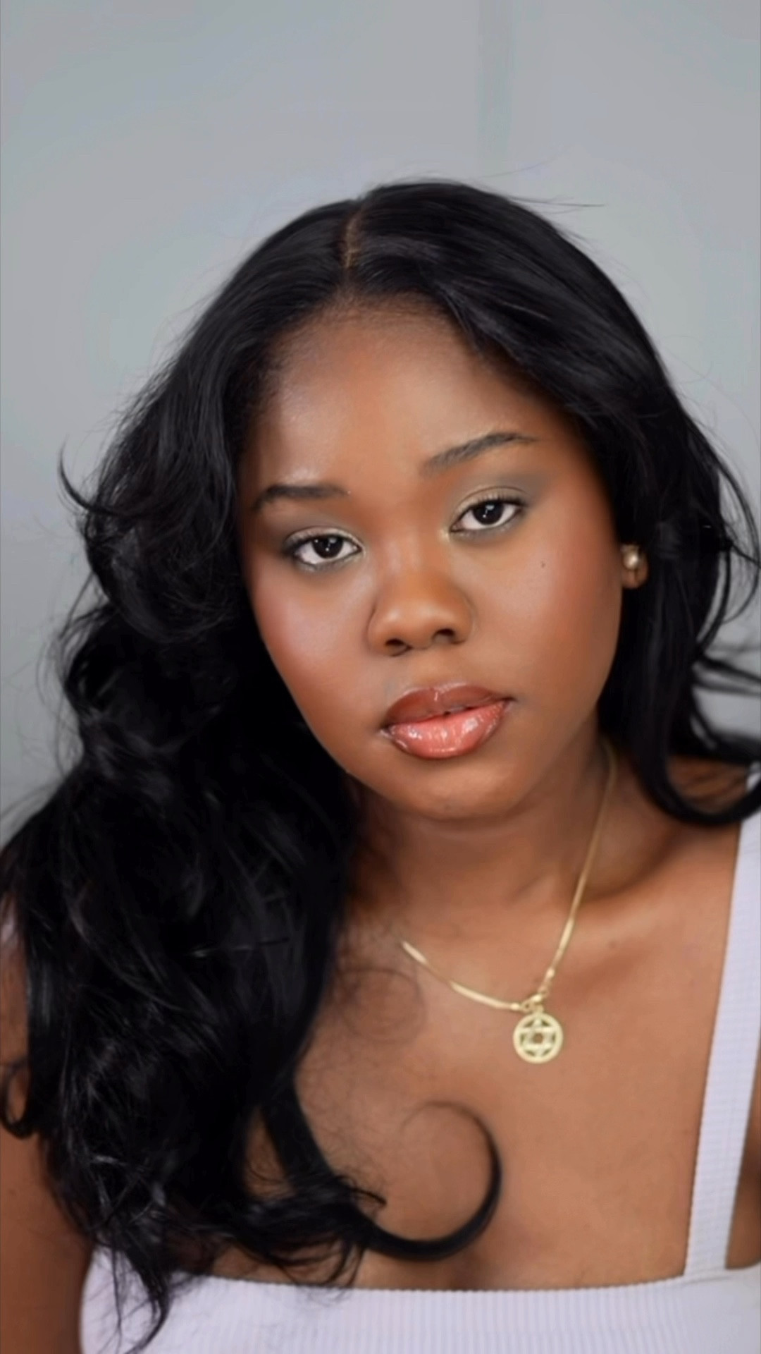 Skin glass effect using mac strobe skin tint shade deep 3 #skintint #makeup

#LTKBeauty