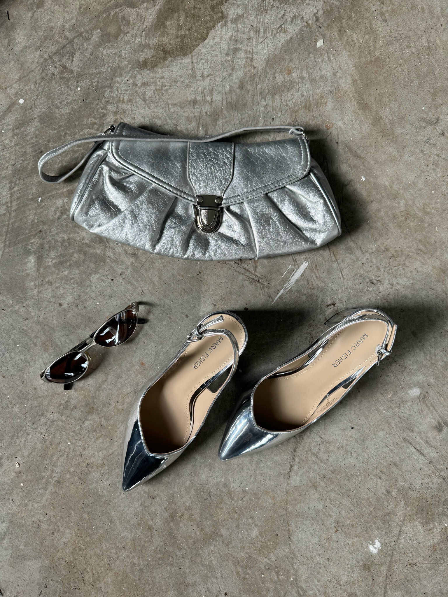 Silver accessories perfect for the holidays ! Couldn’t find the exact pair of the heels but found something with a similar vibe 

#LTKSeasonal #LTKHoliday