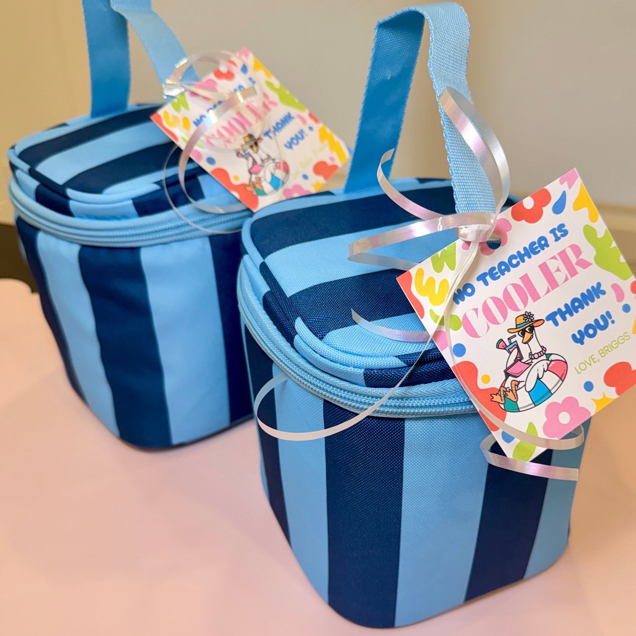 Teacher appreciation gift! This $5 cooler from Target was a hit!