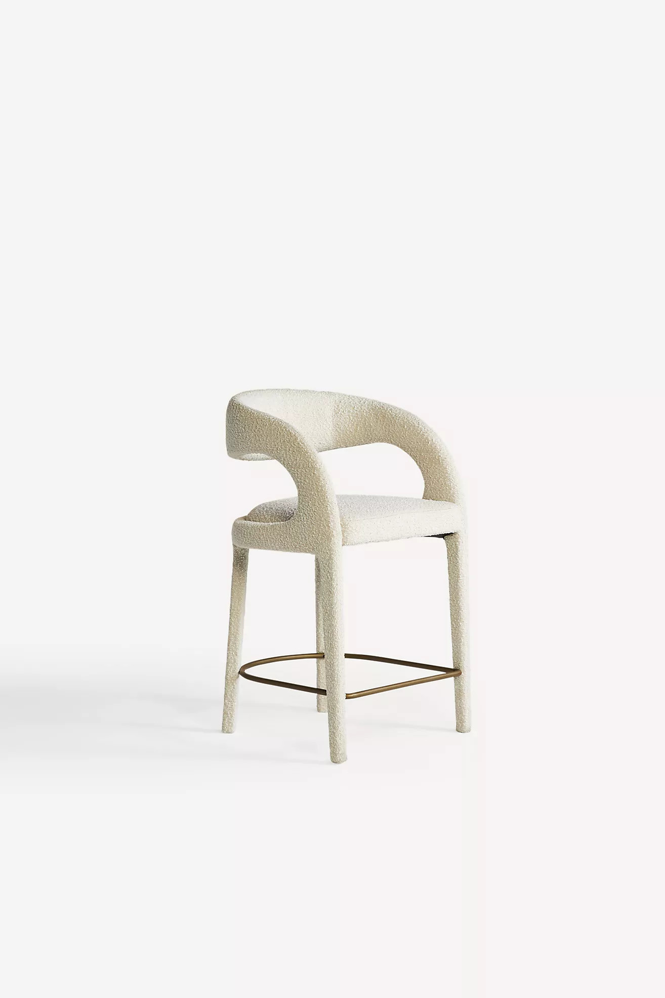 Boucle Hagen Counter Stool | Anthropologie (US)
