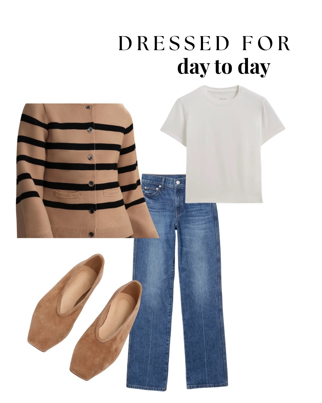 Dressed for day to day-errands, drop off,  or work from home. Casual outfits to fit your everyday life! 

