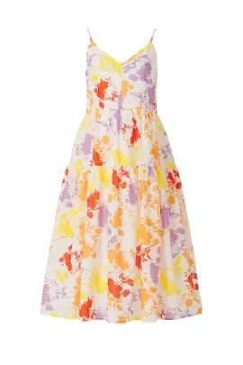 Sleeveless Floral Midi Dress | Rent the Runway