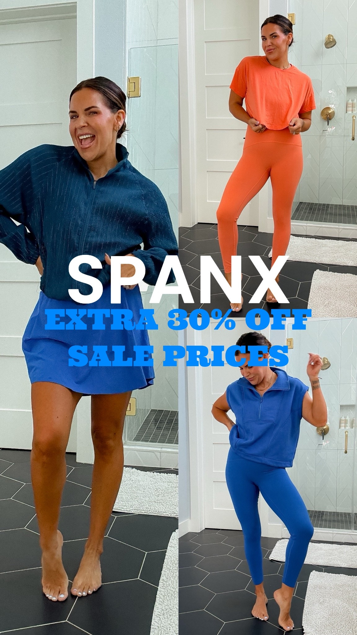 This sale is INSANE!  So many of my favorite finds and in all the fun colors! @Spanx #SpanxPartner
Use code: EXTRA30
Bootyboost leggings: large 
Spanx tops: XL

#LTKSaleAlert #LTKMidsize #LTKActive