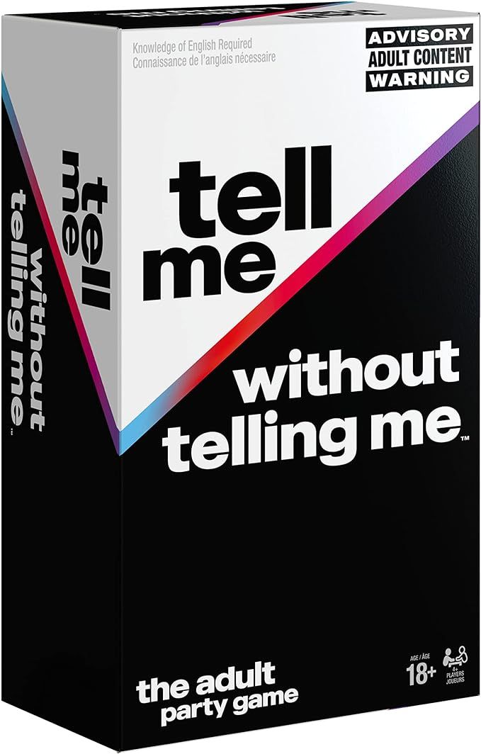 Tell Me Without Telling Me- The Viral Trend, Hilarious Party Drinking Game for Bachelorette, Coll... | Amazon (US)
