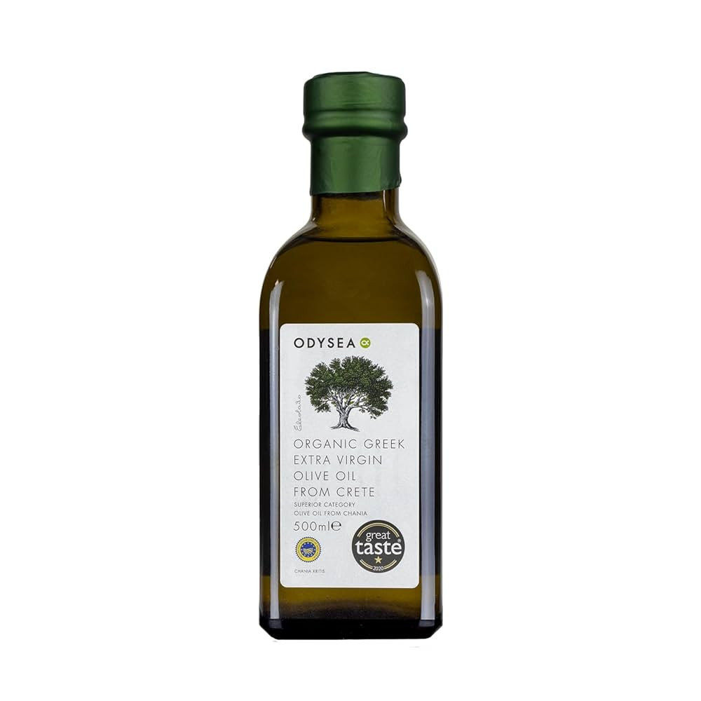 Odysea Organic Greek Extra Virgin Olive Oil, PGI Chania, 500 ml | Amazon (UK)