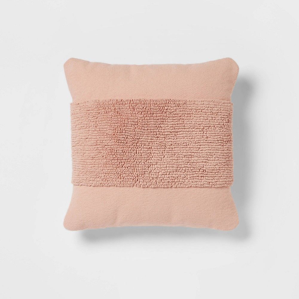 Modern Tufted Square Throw Pillow Blush - Project 62 | Target