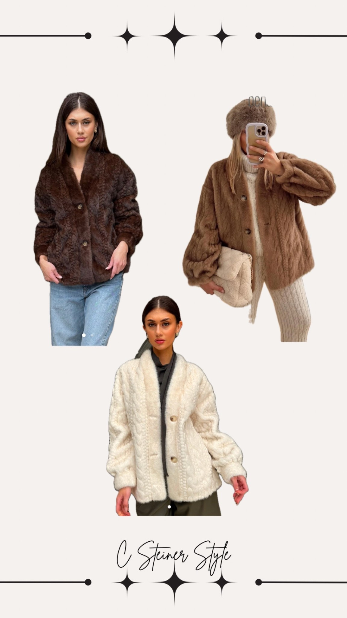 Super cute faux fur jacket. 2 colors are on preorder but white is available 

#LTKGiftGuide #LTKHoliday #LTKSeasonal