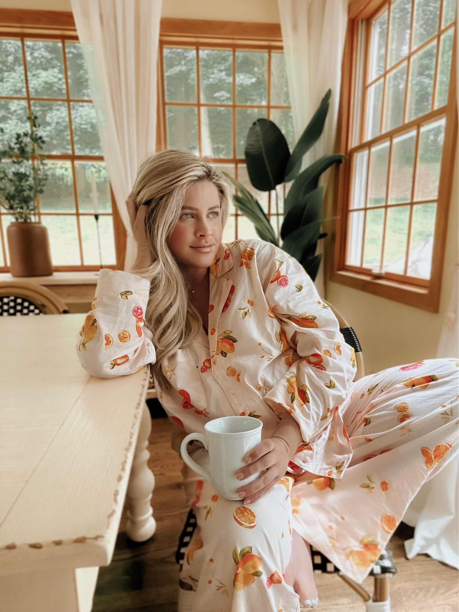 Summer pjs / women’s matching fruit citrus pajamas set pants and top from Old Navy. Bump friendly (currently 39 weeks preggo here and just sized up!).

Runs tts 

#LTKbump #LTKSeasonal #LTKunder50