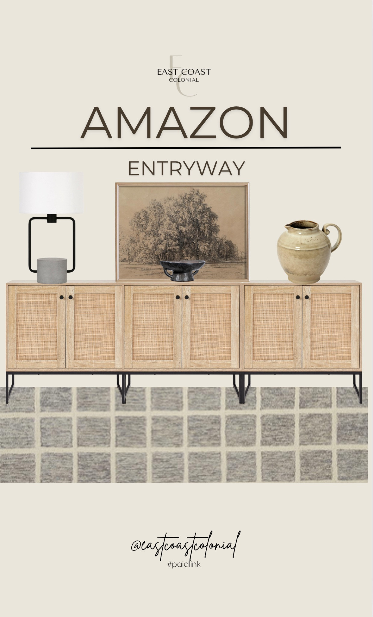Entryway design, all from Amazon.




Table lamp, entryway table, entryway cabinet, accent cabinet, wall art, large vase, entryway rug, area rug, Amazon home, Amazon furniture, Amazon decor

#LTKHome #LTKStyleTip