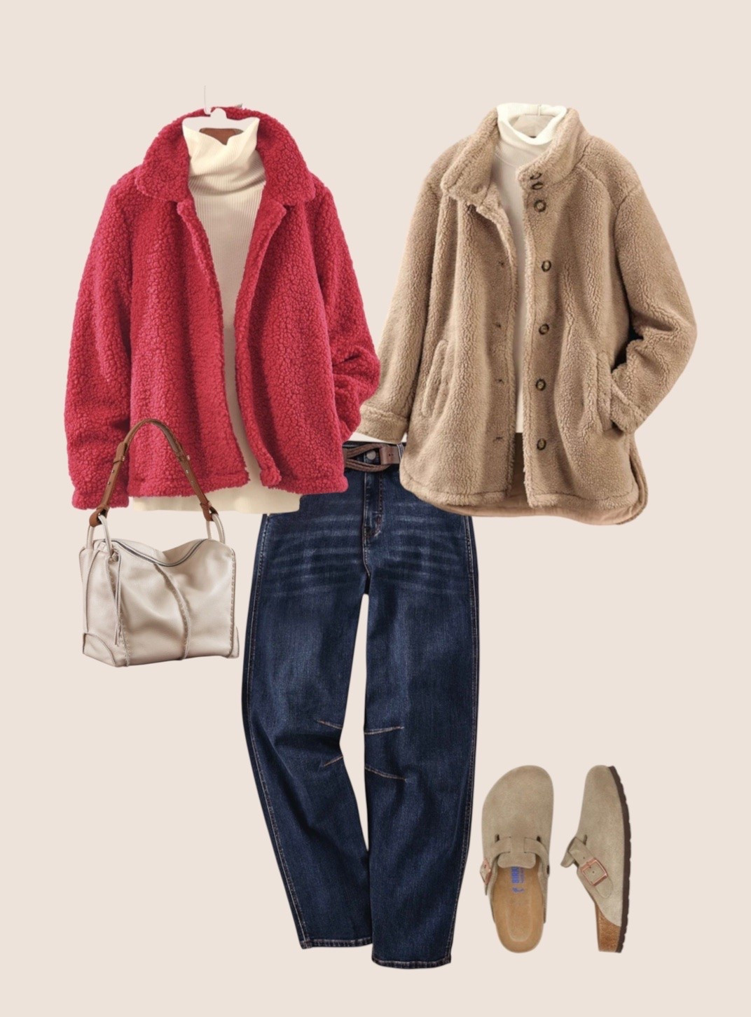 I’ve always loved a good mid-weight sherpa jacket — roomy, flattering, and so easy to layer. Soft, cozy, and great quality. These two check all the boxes. ❤️🤎

Red or latte?

#LTKmomlife #LTKOver40 #LTKPetite