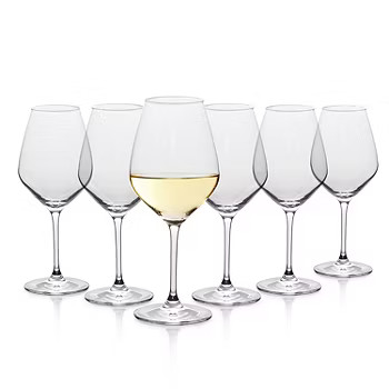 Table 12 Set 6-pc. White Wine Glass | JCPenney