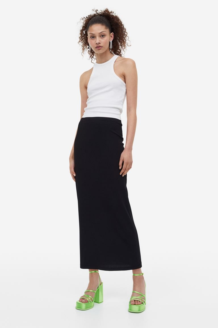 Ribbed Pencil Skirt | H&M (US + CA)