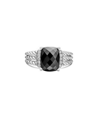 Petite Wheaton\u00ae Ring with Black Onyx and Diamonds | Bloomingdale's (US)