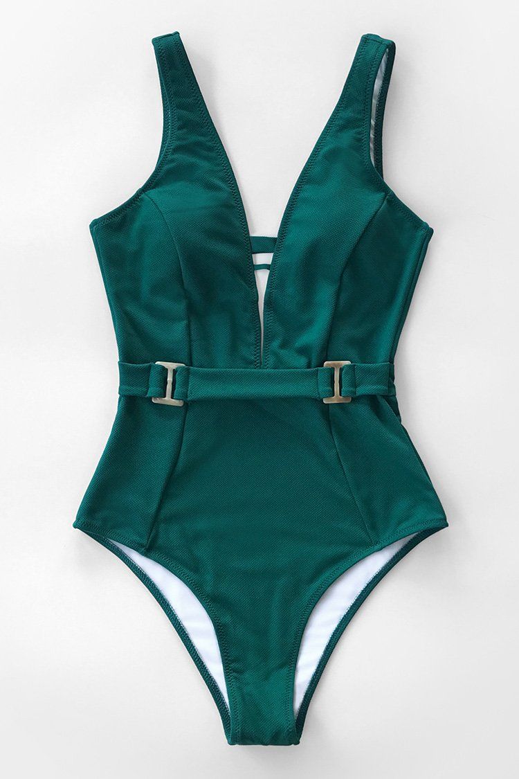 Stunning Green One Piece Swimsuit | Cupshe