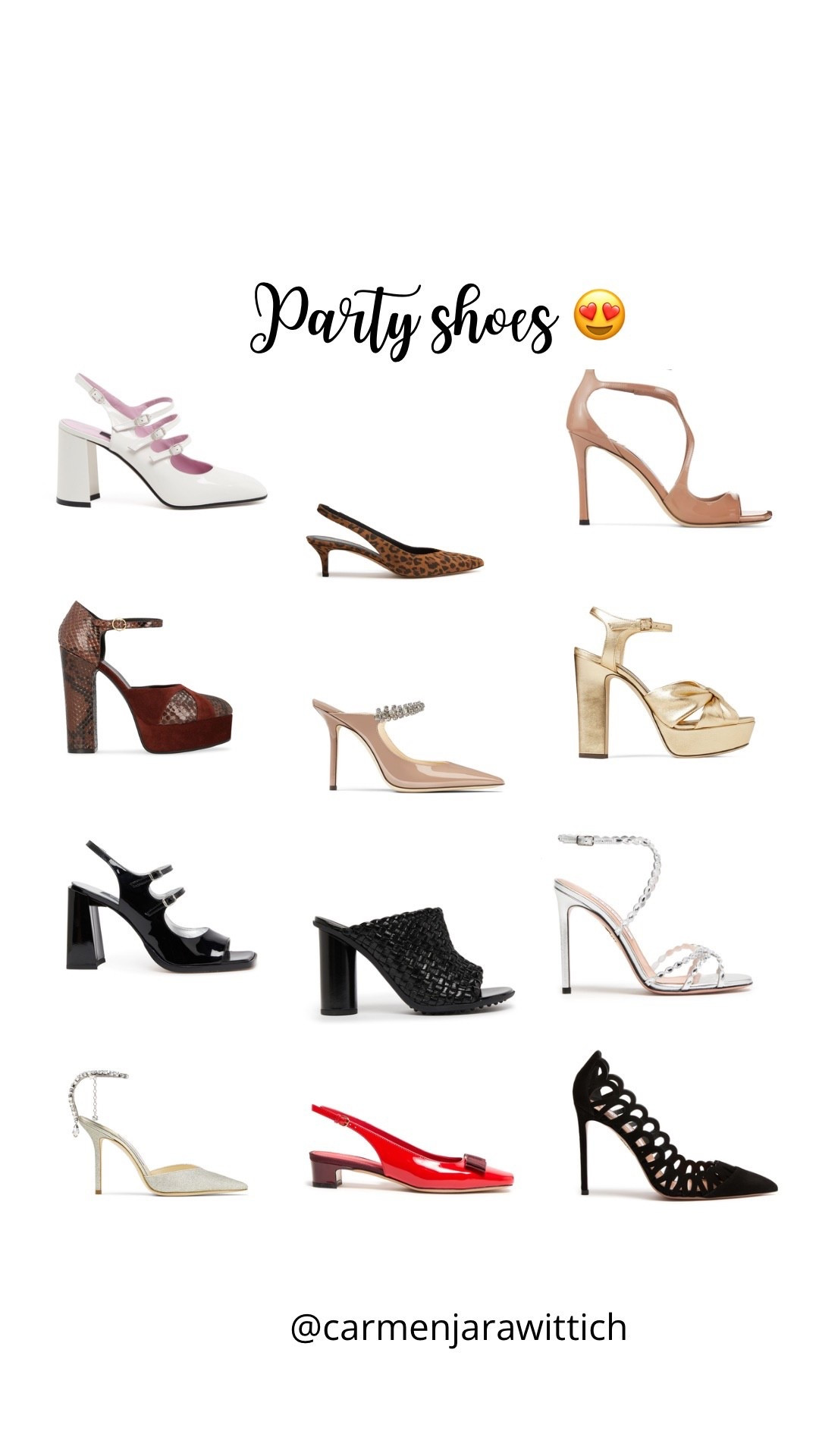 Get ready for the Party Season 🎄 with these cute party shoes 😍

#partyshoes #ltkshoes #heels #ltkeurope #ltkdatenight #carmenjarawittich #pumps

#LTKpartywear #LTKfestive #LTKdeutschland