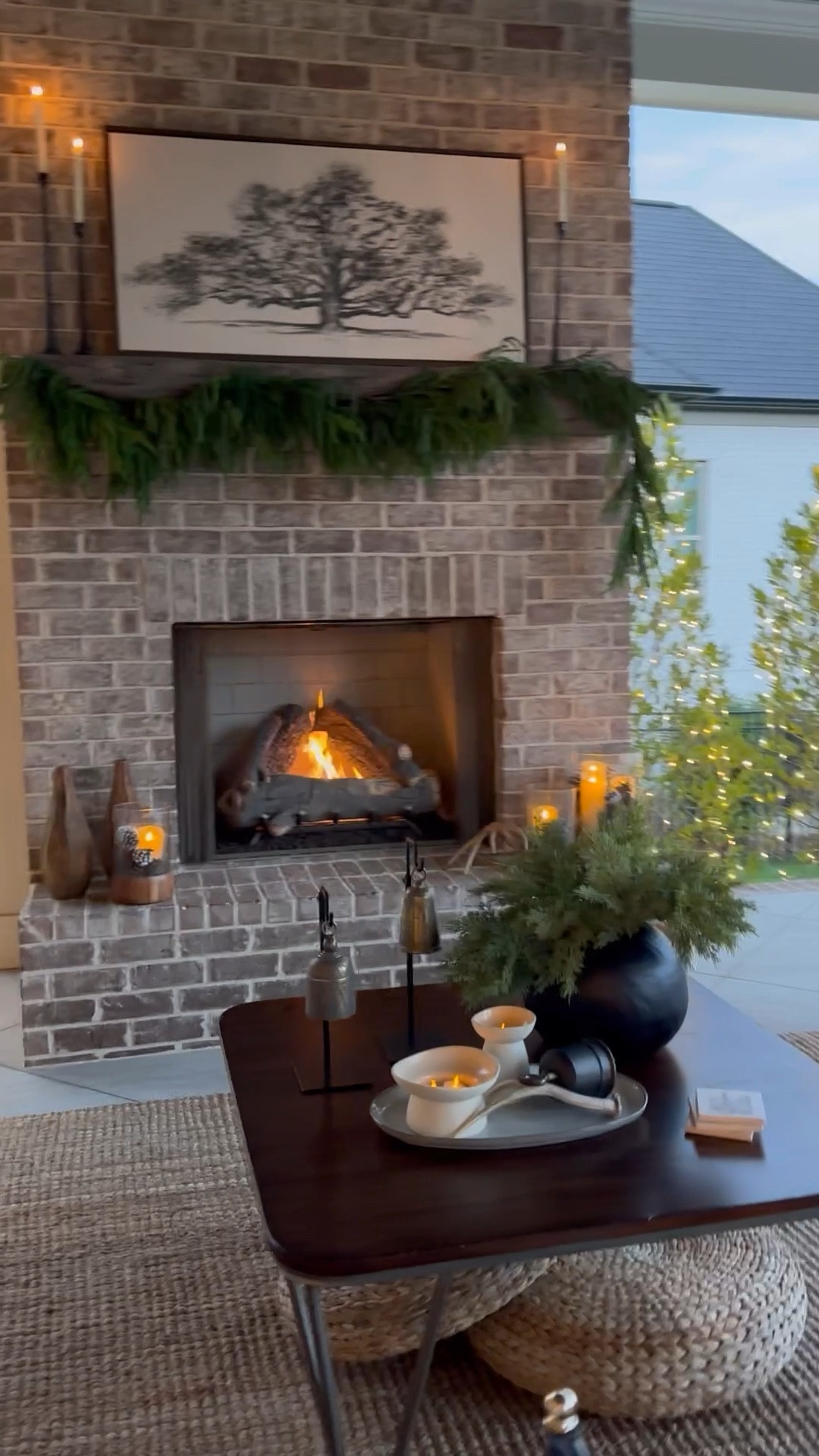 I love my outside space now! It’s warm and cozy with the jute rug and holiday touches. Linked what I could. 



#LTKHoliday #LTKhome #LTKSeasonal