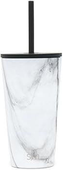 Simple Modern Classic Insulated Tumbler with Straw and Flip Lid - Stainless Steel Water Bottle Ic... | Amazon (US)