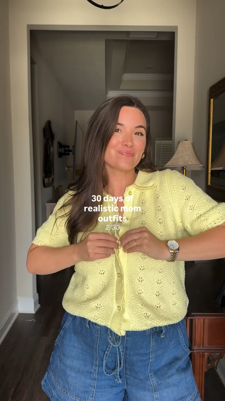 DAY 2 // doing a series called “30 days of realistic mom outfits” that you’ll actually wear 🫶🏼☀️ now that it’s warmer here I’ve been living in these drawstring denim shorts! I love the length!! 

Comment “SHOP” below and I’ll send you a DM with all the links!

#amazonfinds #springoutfits #momuniform relatablemom // toddler mom // outfit ideas for moms // relatable mom content
// motherhood