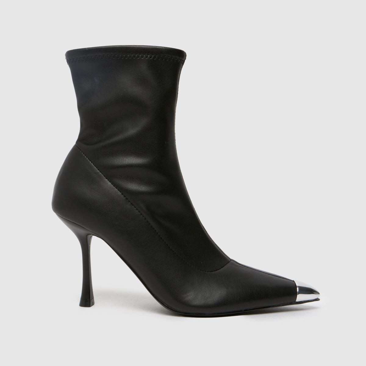Womens Black schuh Babette Stretch Point Ankle Boots | schuh | Schuh