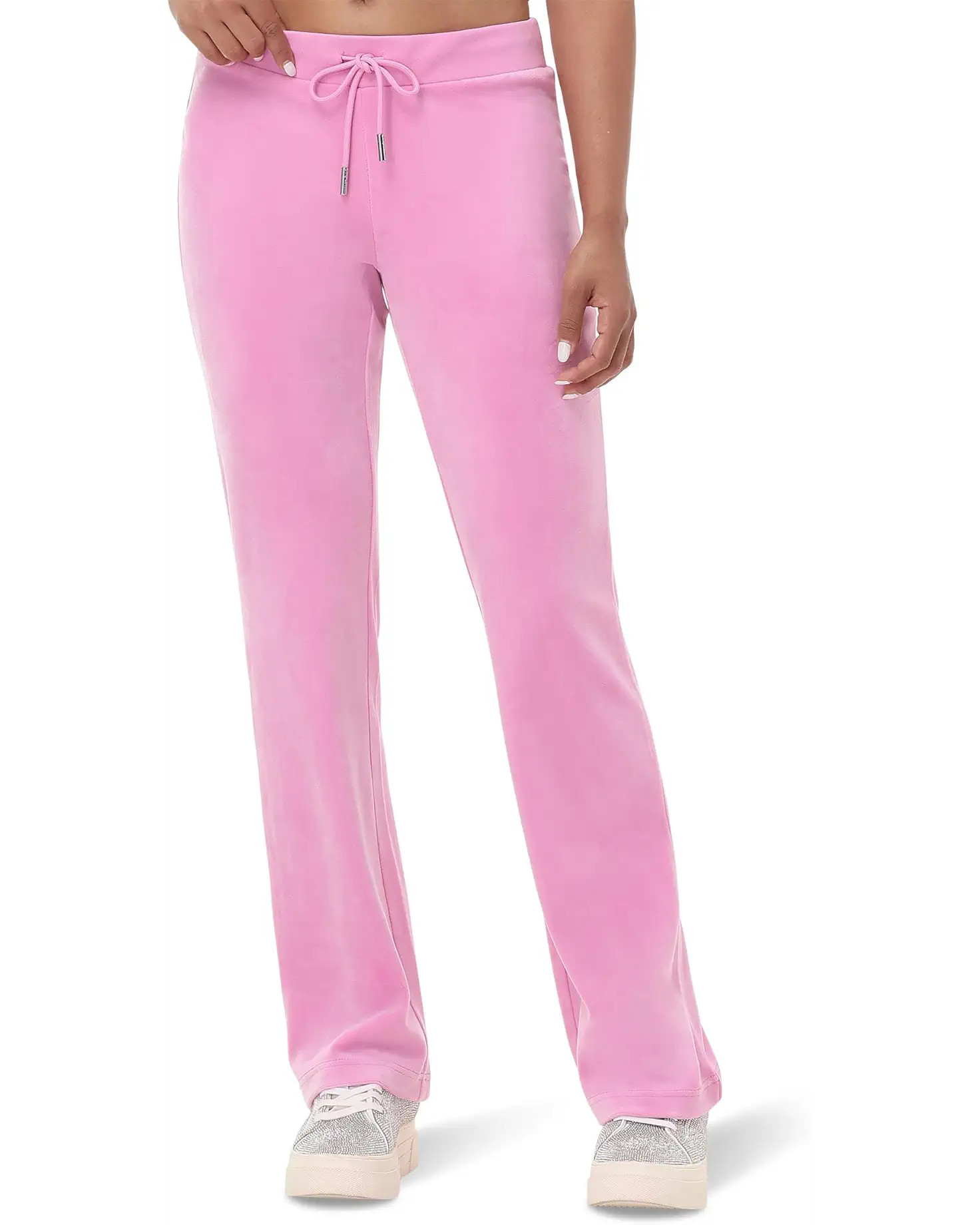 Rib Waist Velour Pants with Drawcord | Zappos