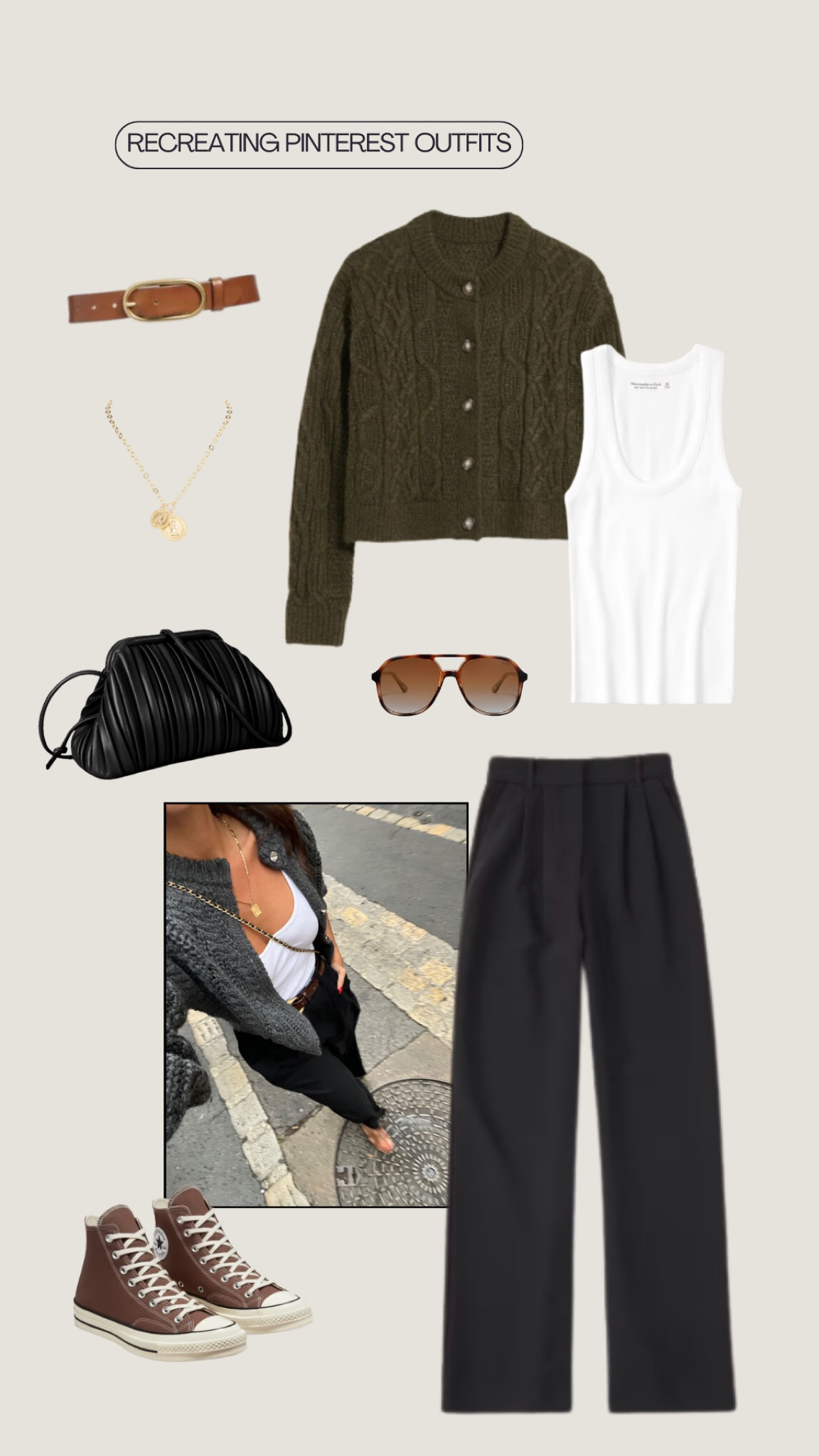 Chunky fall cardigan look 🖤 I love all the different textures mixing together!

#LTKitbag #LTKSeasonal #LTKstyletip