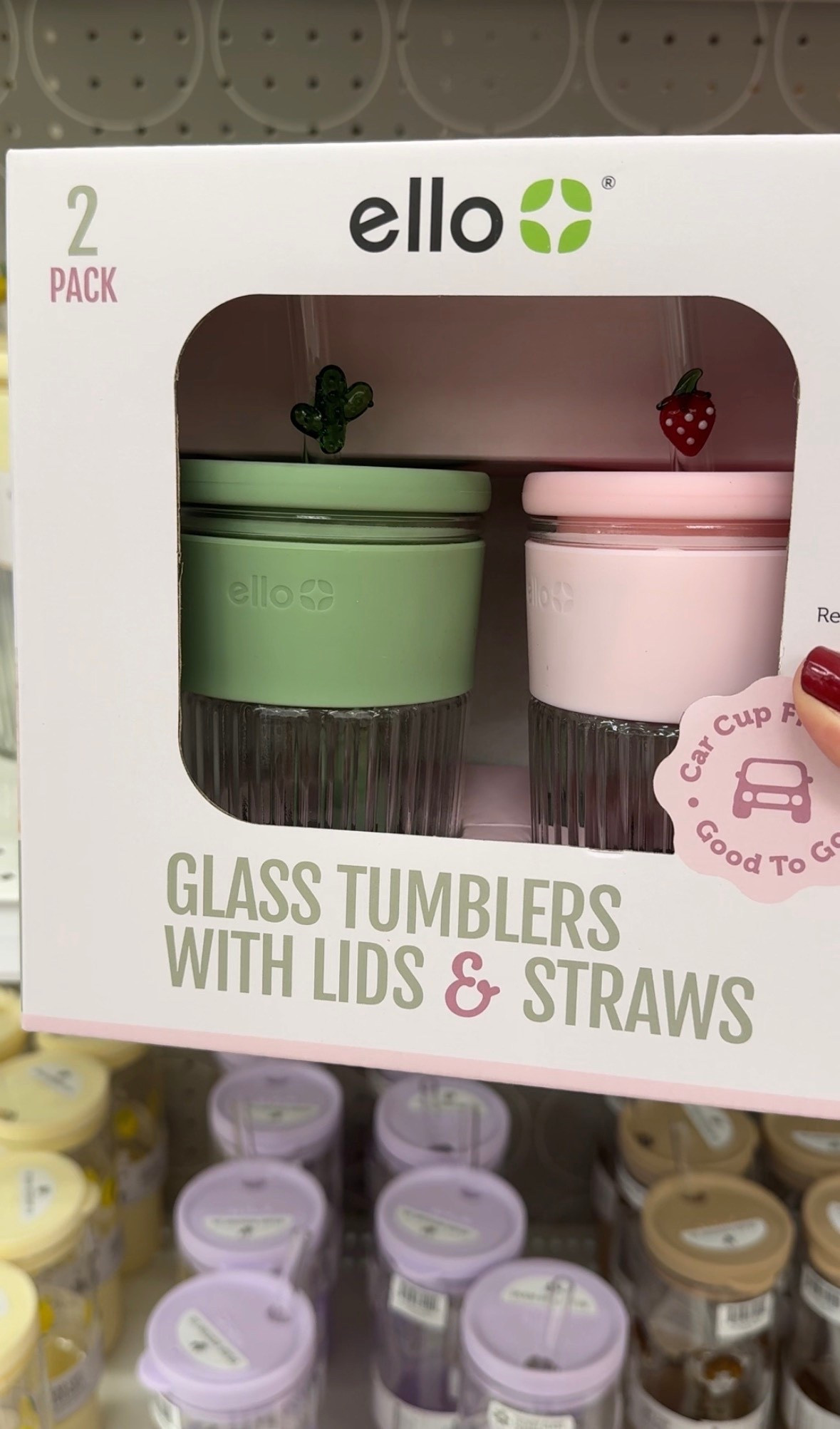 Cute summer drinkware 🌵🍓 Ello Ava 2-pack glass tumblers by Ello. Perfect for iced drinks and everyday use with a cute aesthetic touch.

#LTKHome #LTKmomlife