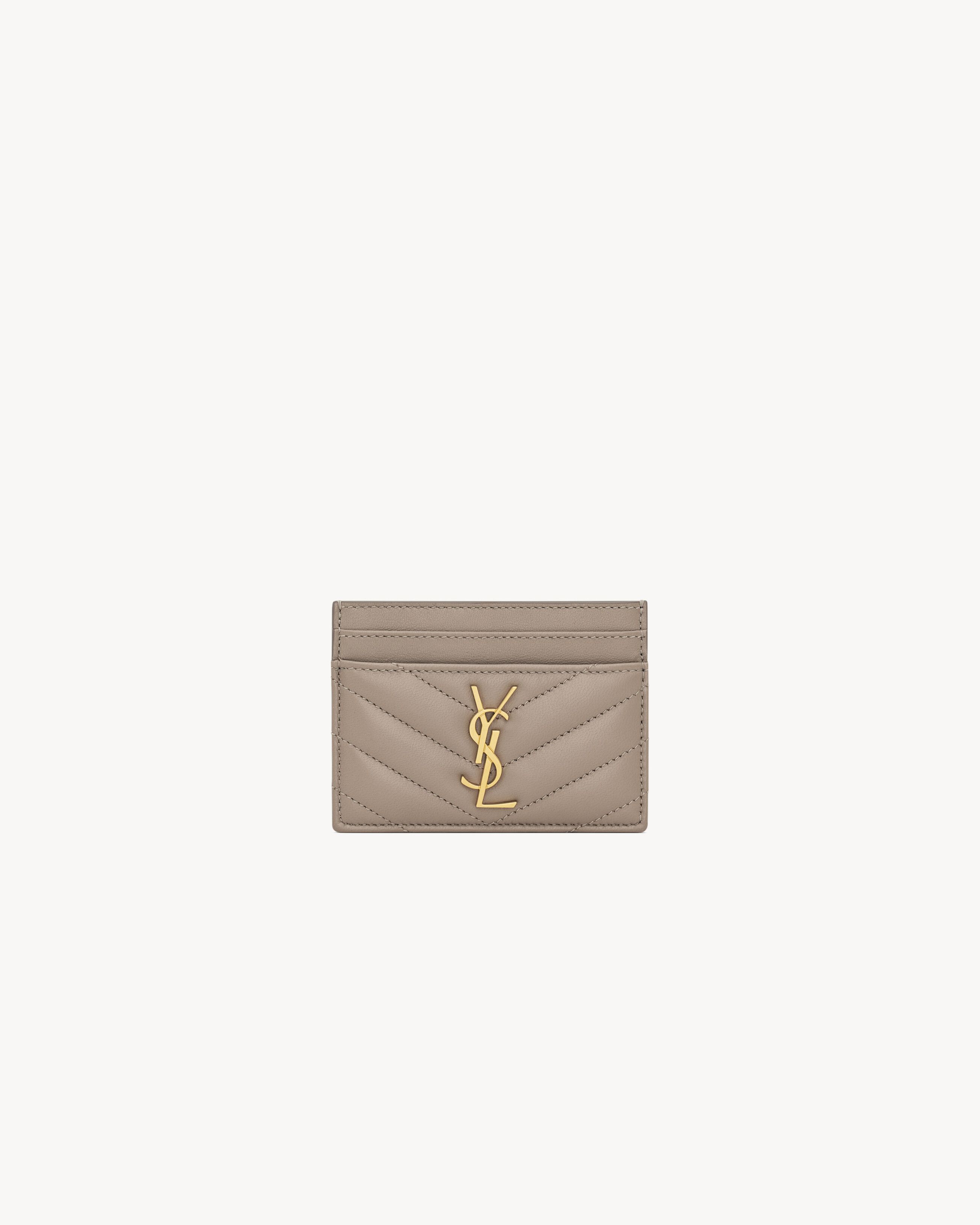 CASSANDRE MATELASSÉ card case in lambskin | Saint Laurent Inc. (Global)