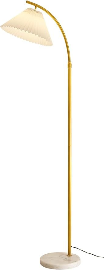 Elegant Arc Floor Lamp,Standing lamp Gold Arched Floor lamp Dimmable & Adjustable Gooseneck, 12W ... | Amazon (US)