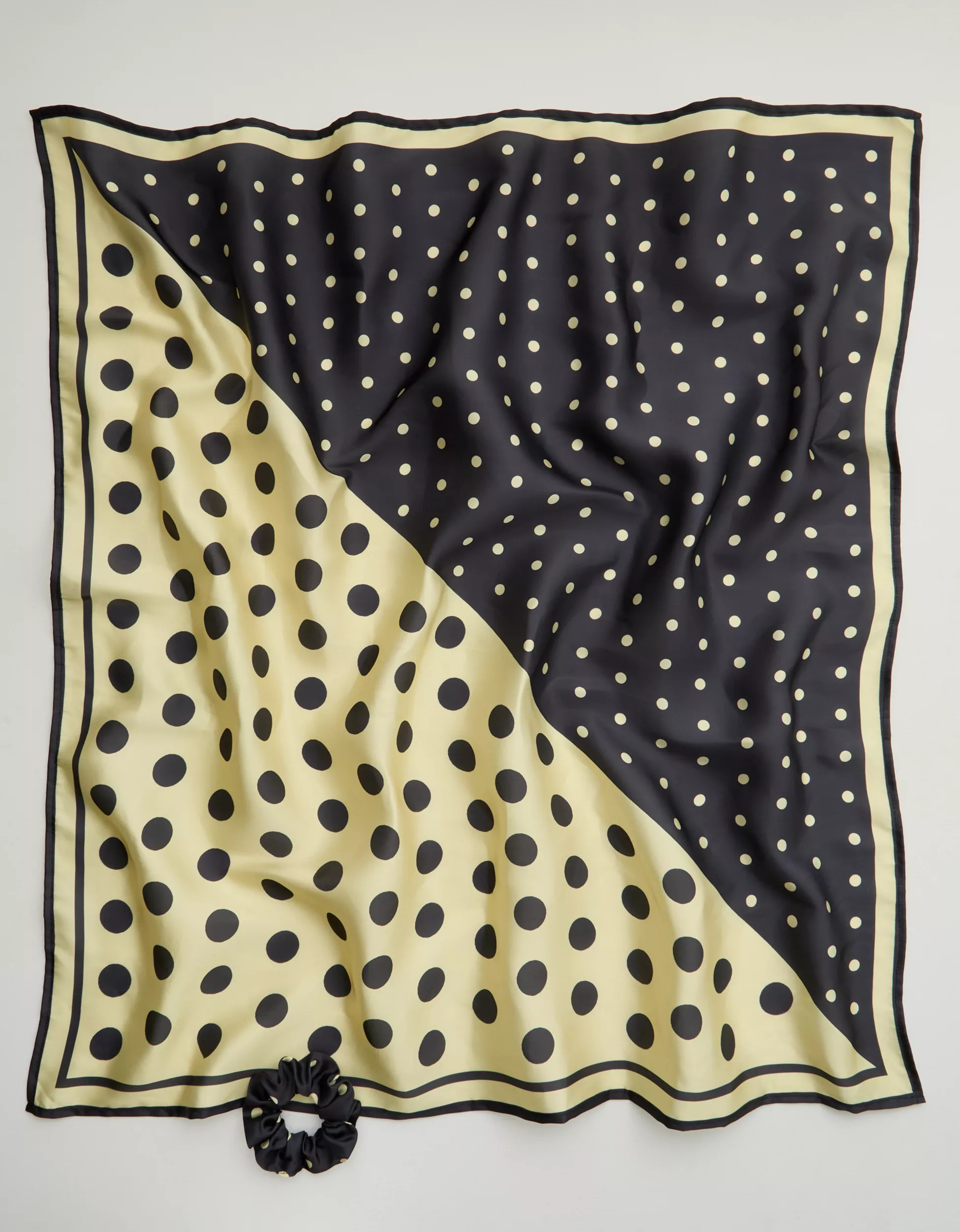 Aerie Satin Headscarf and Scrunchie | Aerie