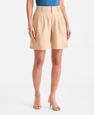 I.n.c. International Concepts Women's High-Rise Bermuda Shorts, Exclusively at Macy's - Bright White | Macy's