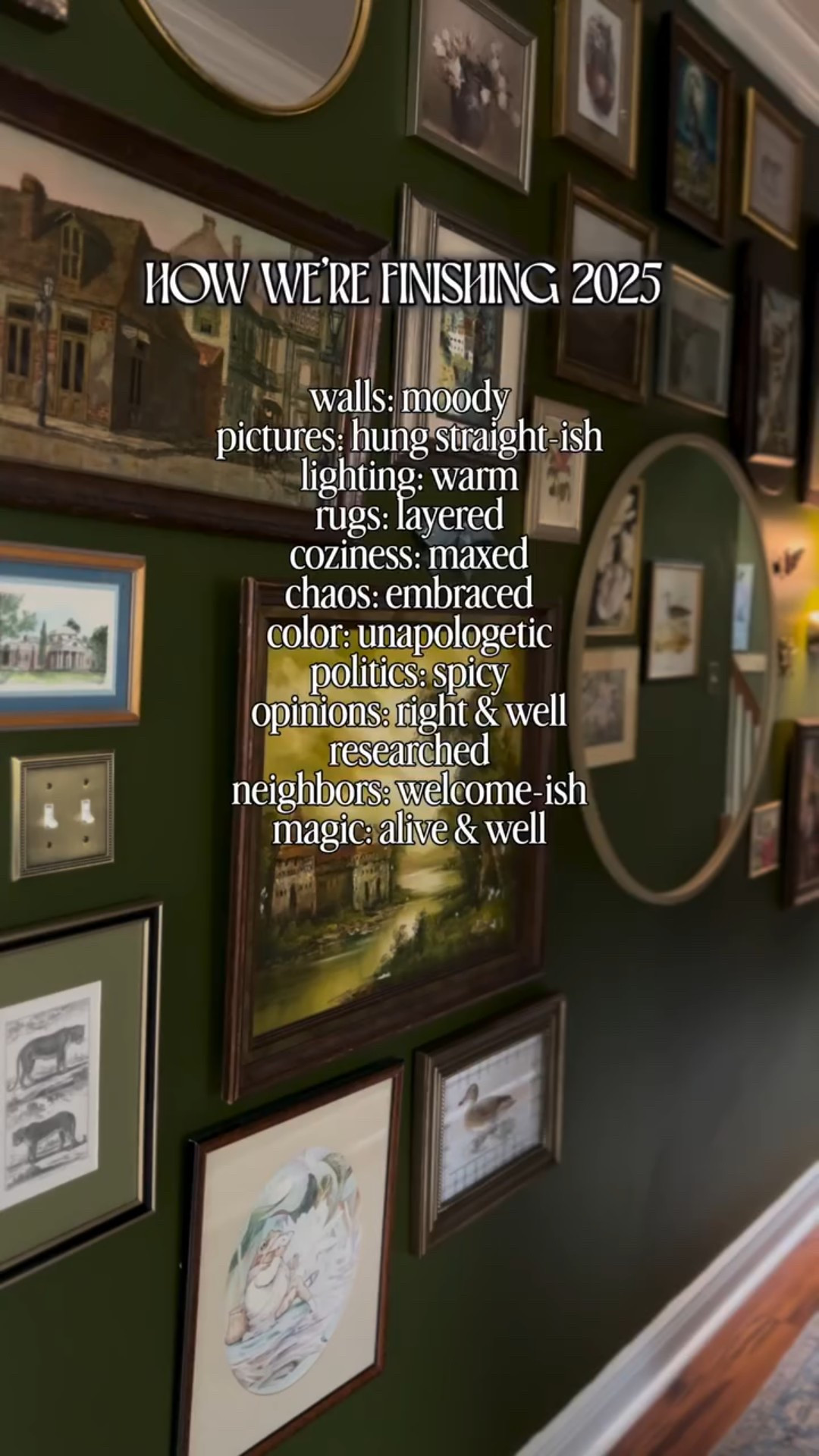 Keeping this energy as we end 2025 ✌️ 🔥 ✨ 


IB @meghanolsonunperfected 

#ColorfulHomeInspo
#CottageCoreHome
#EclecticDecor
#HomeStyleIdeas
#ThriftedHome

#LTKmomlife #LTKFindsUnder50 #LTKHome