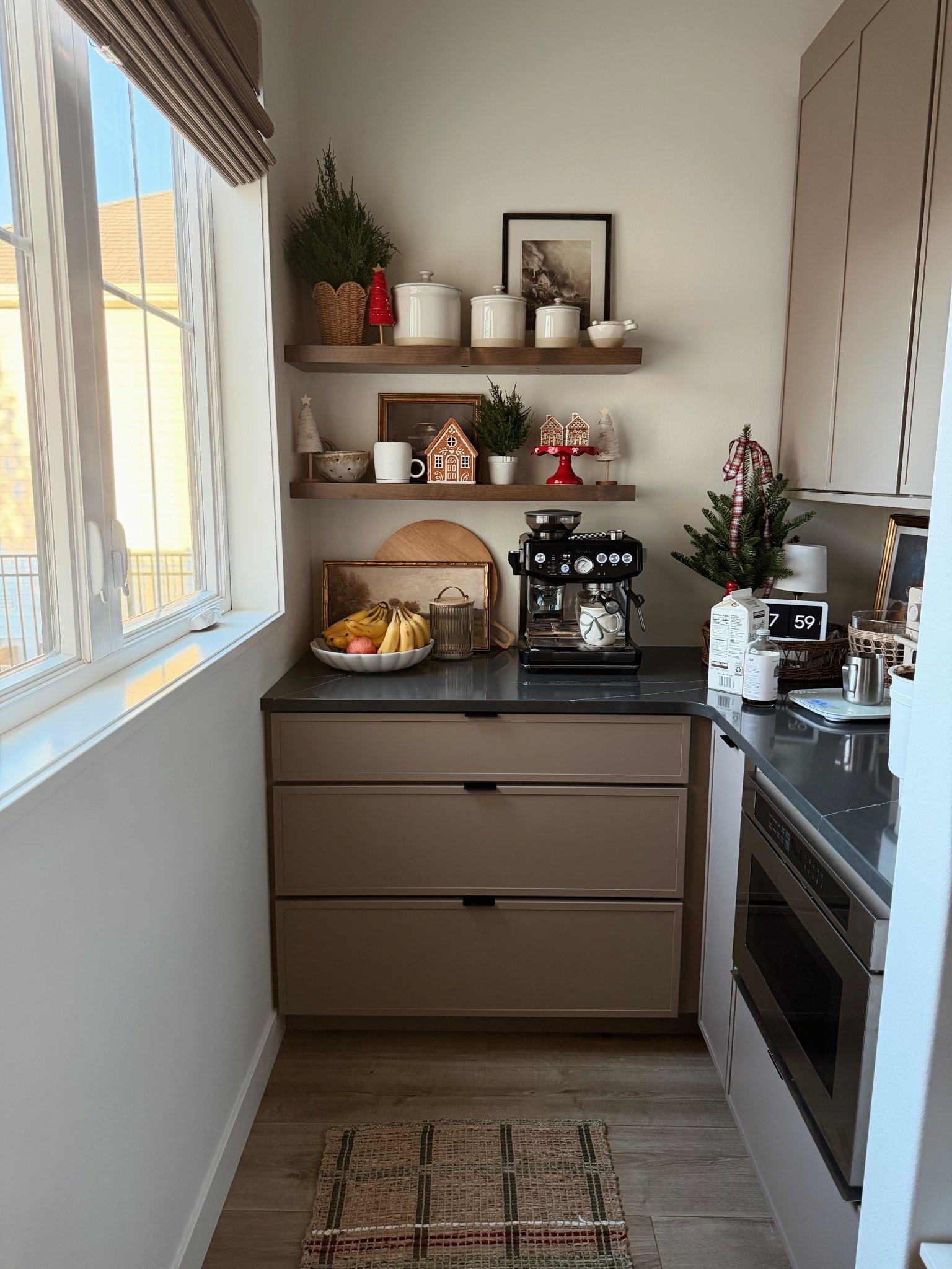 I moved my espresso machine into our pantry from our kitchen last week and now it feels like my own personal little coffee shop 🥰☕️

#LTKFindsUnder50 #LTKHoliday #LTKHome