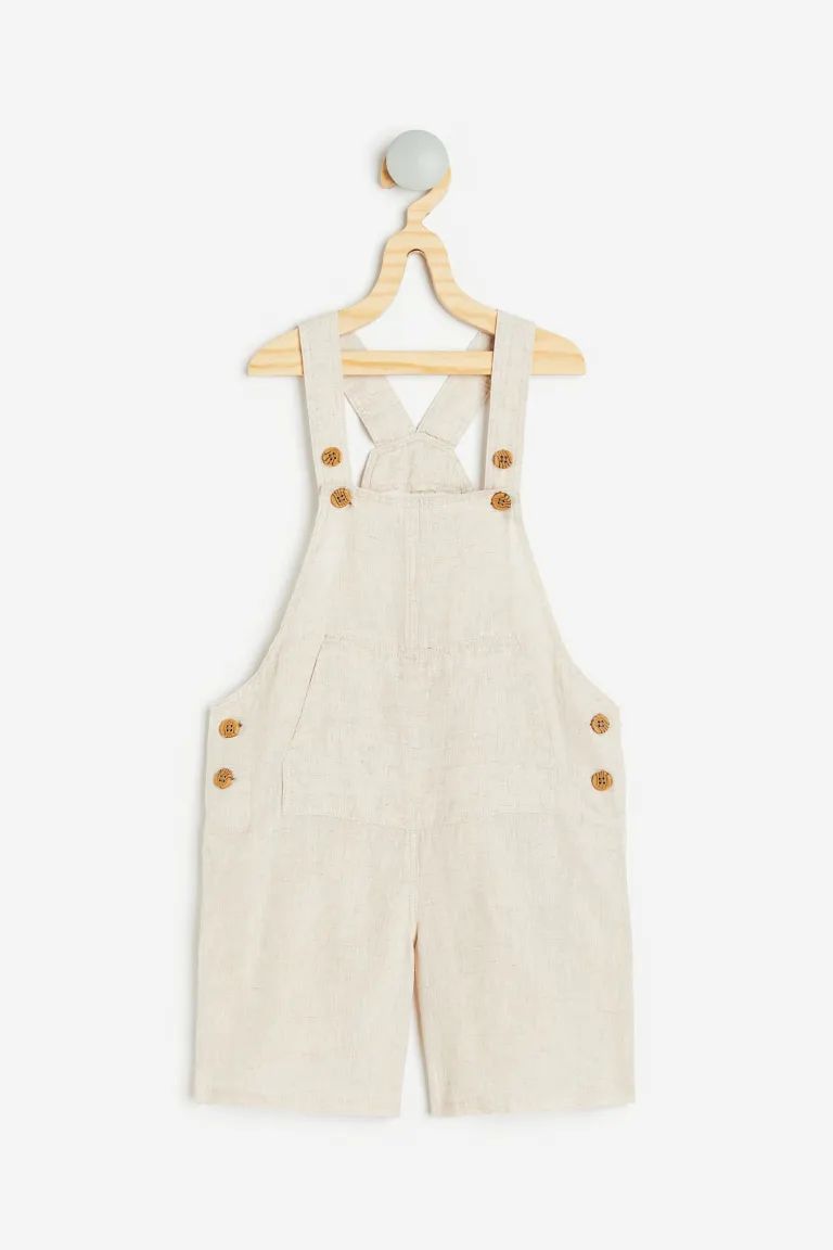 Linen Overall Shorts | H&M (US)