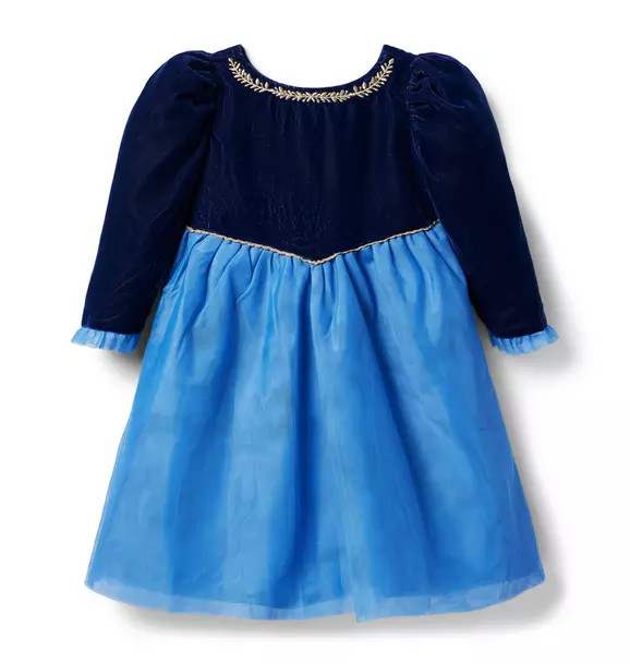 Disney Frozen Velvet Tulle Dress | Janie and Jack