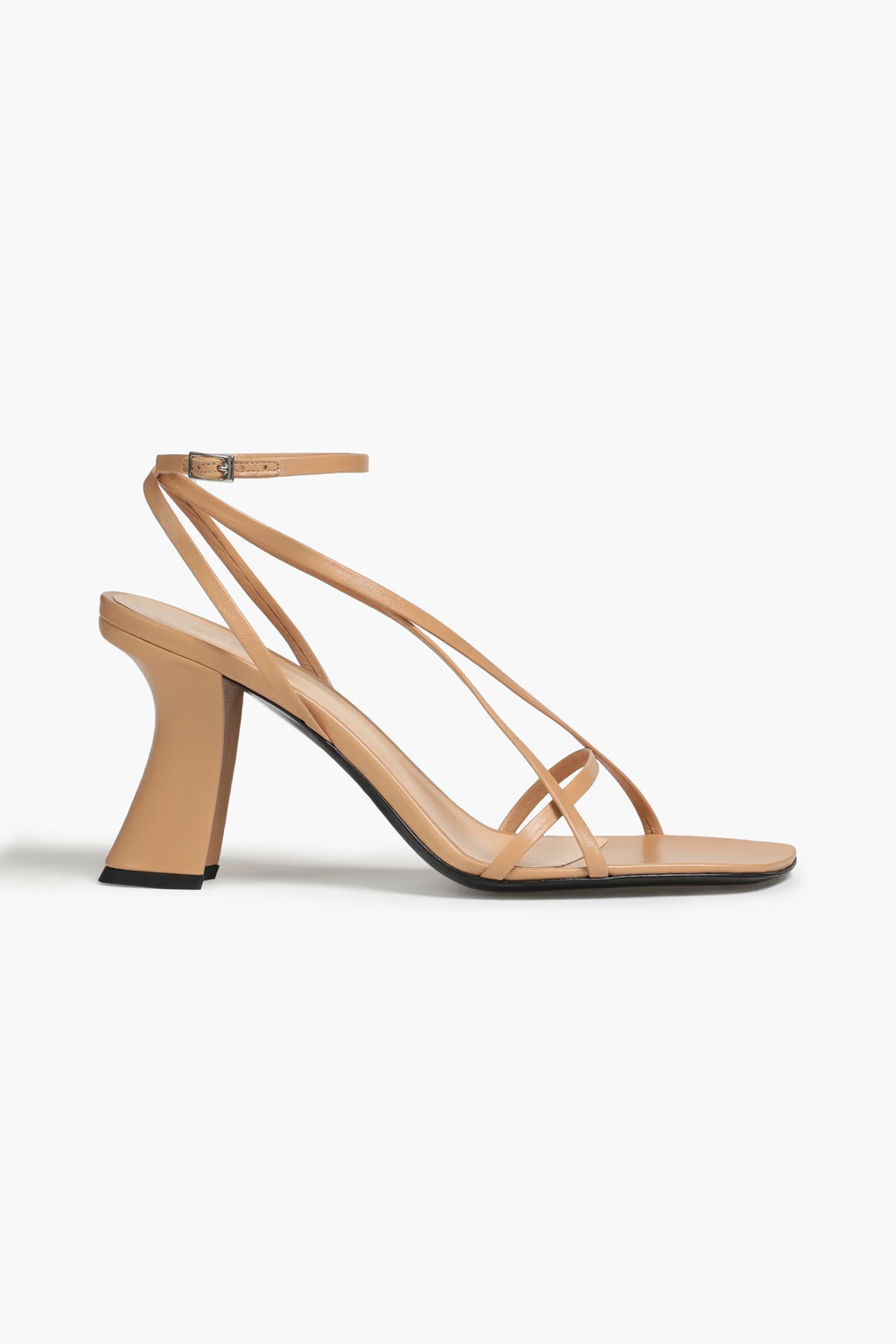 Beige Kersti leather sandals | Sale up to 70% off | THE OUTNET | BY FAR | THE OUTNET | The Outnet (US and CA)