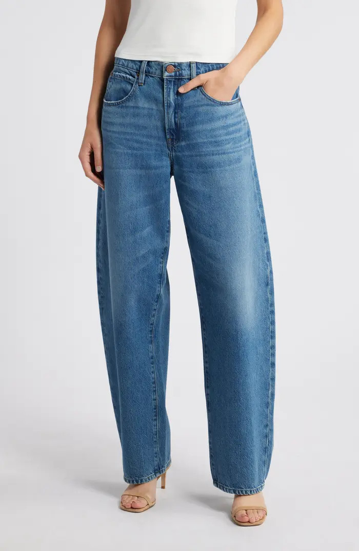 FRAME Low Slung Barrel Leg Jeans | Nordstrom | Nordstrom