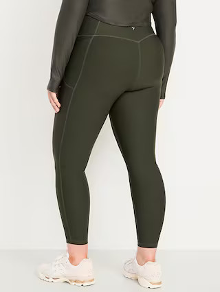 Extra-High Waisted PowerSoft Boundless 7/8 Pocket Leggings – No Front Seam | Old Navy (US)